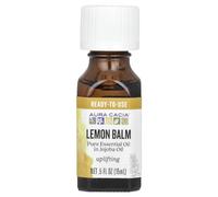 Aura Cacia Essential Oil, Lemon Balm, 0.5 oz