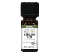 Aura Cacia Organic Cinnamon Leaf Essential Oil, 0.25 Ounce