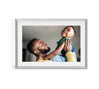 Aura Carver Mat 10.1 Inch WiFi Digital Photo Frame - Clay With Textured Mat