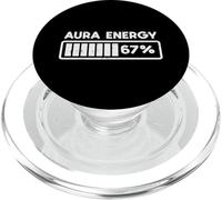 Aura Energy 67 Funny Number 6 7 Meme Kids Youth Teen Boys PopSockets PopGrip for MagSafe