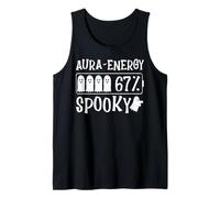 Aura Energy 67 Spooky Gen Alpha Slang Fun Halloween Ghosts Tank Top