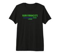 Aura Farming 6 7 Meme Six Seven Character Energy Premium T-Shirt