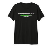 Aura Farming 6 7 Meme Six Seven Character Energy Premium T-Shirt