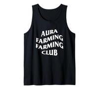 Aura Farming Club Wavy Text Internet Culture Tank Top