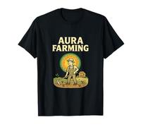 Aura Farming Meme Funny Farmer Spiritual Gardening T-Shirt