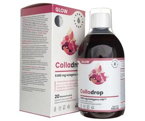 Aura Herbals Colladrop Glow, marine collagen 5000 mg, 500 ml