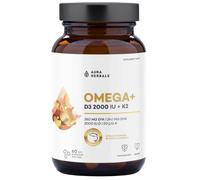 Aura Herbals Omeg Vitamin D3 2000 IU + K2 - 60 softgel capsules