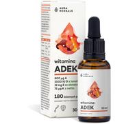 Aura Herbals Vitamin A D3 E K2 MK-7 Drops 30ml Food Supplement