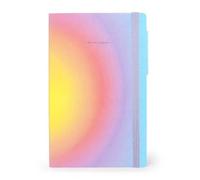 Legami - My Notebook, Aura, Special Edition, Large, Lined Notebook 6 mm, FSC Certified Paper, 192 Pages, Softcover, Elastic Closure, 17 x 24 cm