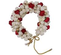 AURA MART Artifical Flower Bun Juda Maker Flower Gajra Hair Accessories For Women and Girls Multicolor, Pack of 1