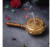 AURA MART Metal Incense Burner Butterfly Loban Dani Dhoop Dani,Sambrani Holder Aarti Metal Loban Dhoop Dani/Dhoop Dani Burner for Home Office Temple Puja - Dhoop Stand