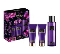 AURA MID NIGHT PASSION Magic LONDON BODY MIST LUXURY GIFT SET - Body mist, Body lotion, Shower cream