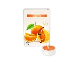 Aura Scented Candles - Orange 6pcs