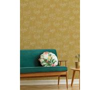 Superfresco Easy Aura Yellow Floral Wallpaper - 10m