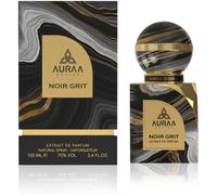 Noir Grit From Auraa Desire | Extrait de Parfum 100ml - Long-Lasting Unisex Perfume, Luxury Floral Oud Silk Musk Blend Fragrance with Jasmine, Rose & Patchouli