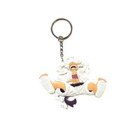 Aurabeam Luffy-s Ruffy Gear-s 5 Key Ring with Manga Pendant, White, Klein bis Mittelgroß