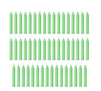 AuraDecor Pack of 50 Stick Candles || Especially Meant for Healing , Chakras, Ritual Candles , Decoration, Lighting , Home Decor || Burning Time 3 to 4 Hours Each (Green)