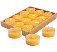 AuraDecor Pure Bees Wax Tealight Candle || Gift Pack || Spiritual || 100% Pure Wax || Pack of 6