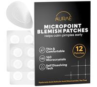 AURAE Microdart Pimple Patch, Spot Solution with Salicylic Acid & Hyaluronic Acid - Early Stage Solution (12 Count)