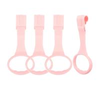 AuraFusion Beistellbett Attachment - Set of 4 Baby Playpen Stand-Up Rings, Pink, Support for Standing and Walking Training, Easy to Install and Clean