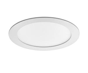 Auraglow 12W LED Round Panel Ceiling Light, Cool White 6500K, 170mm | 900 lumen slim recessed downlight, 62W equivalent, 160mm cutout, integrated driver, for office, garage and workshop