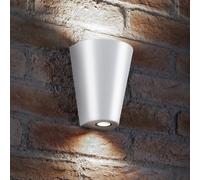 Auraglow 14W Indoor / Outdoor Double Up & Down Wall Light - White - Cool White
