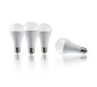 Auraglow 15W Led E27 Warm White - 100W Eqv - Dimmable - 4 Pack