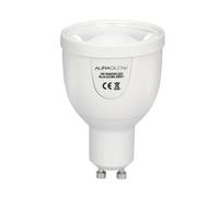 Auraglow 2.4GHz RF Remote Control CCT 5W Dual White LED GU10 Bulb Dimmable Adjustable Colour Temperature, Daylight, Cool, Neutral, Warm 2700K to 6500K, 50W EQV