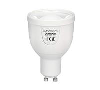Auraglow 2.4GHz RF Remote Control CCT 5W Dual White LED GU10 Bulb Dimmable Adjustable Colour Temperature, Daylight, Cool, Neutral, Warm 2700K to 6500K, 50W EQV
