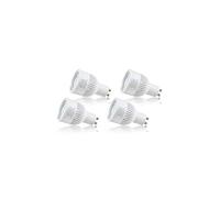Auraglow 2.4Ghz RF Remote Controlled 6w Colour and Saturation Changing Warm and Cool White GU10 LED Dimmable Light Bulb Second Generation - 60w EQV - 4 Pack