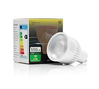 Auraglow 2.4Ghz RF Remote Controlled 6w Colour and Saturation Changing Warm and Cool White GU10 LED Dimmable Light Bulb Second Generation - 60w EQV