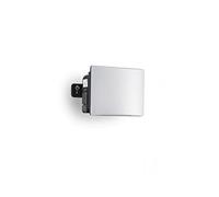 Auraglow 20W 1650lm Full Screen Slimline Compact LED Flood Light Black Outdoor Wall Lamp