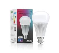 Auraglow B22 Colour Changing LED Bulb Only, Dimmable RGB