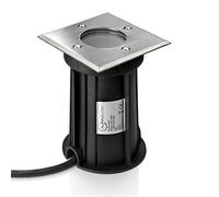 Auraglow Deep Recessed GU10 Holder Garden Ground Path Deck Light IP67 Driveway Outdoor Uplighter