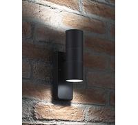 Auraglow Dusk to Dawn Up Down Wall Light Black, Cool White LED Sensor