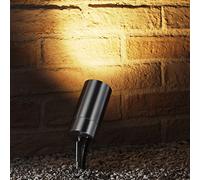 Auraglow Garden Spike Light Mains Powered with GU10 Bulb, Warm White