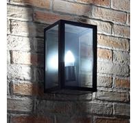 Auraglow Glass Box Wall Light E27 - Adstone - Cool White (6500K)