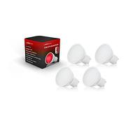 Auraglow GU10 Red LED Bulb 660nm, Sleep Friendly Night Light Spotlight | Deep wellness wavelength, zero blue green, melatonin safe evening glow for bedroom, nursery, meditation and yoga