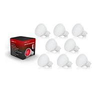 Auraglow GU10 Red LED Bulb 660nm, Sleep Friendly Night Light Spotlight | Deep wellness wavelength, zero blue green, melatonin safe evening glow for bedroom, nursery, meditation and yoga