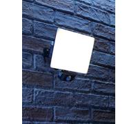 Auraglow Integrated Led Flood Light 4000K-Black-50W - 4200Lm-Motion Sensor Pir