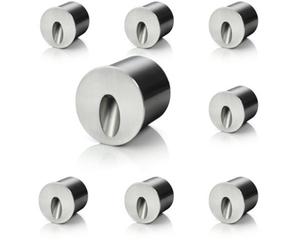 Auraglow Integrated Led Inset Recessed Marker Light - Round - 8 Pack