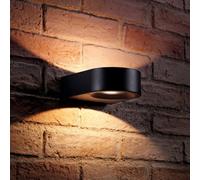 Auraglow Integrated Led Up & Down Wall Light - Targis - Black