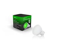 Auraglow LED Coloured GU10 Spotlight Light Bulb - Green - 1 Pack | 50W equivalent mood lighting for uplighter, downlighter and plant display, 15000 hour life, low energy