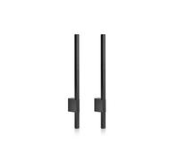 Auraglow Linear Indoor & Outdoor Led Wall Light Black 600mm 2 Pack