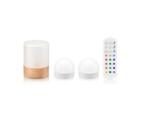 Auraglow Omniance Elara Rechargeable Table Lamp, 2 Light Sources and Remote