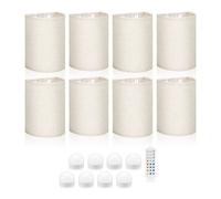 Auraglow Omniance Palazzo Rechargeable Wireless Wall Light With Remote - 8 Lamps, 8 Light Sources, 1 Remote