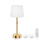 Auraglow Omniance Siena Rechargeable Table Lamp, 2 Light Sources and Remote