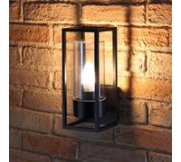 Auraglow Outdoor 2 Way E27 Up Or Down Wall Light - Aspen-With Warm White Candle Bulb