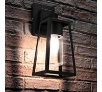 Auraglow Outdoor Glass Vintage Wall Light E27 - Blisworth - Cool White (6500K)
