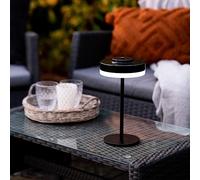 Auraglow Outdoor Table Lamp Rechargeable, Cordless LED, IP44 | 3 brightness modes, warm glow for patio, decking and garden dining, battery powered, weatherproof design